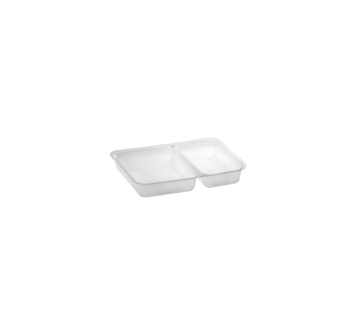 75 Barquettes Repas Alphacel 2 compartiments