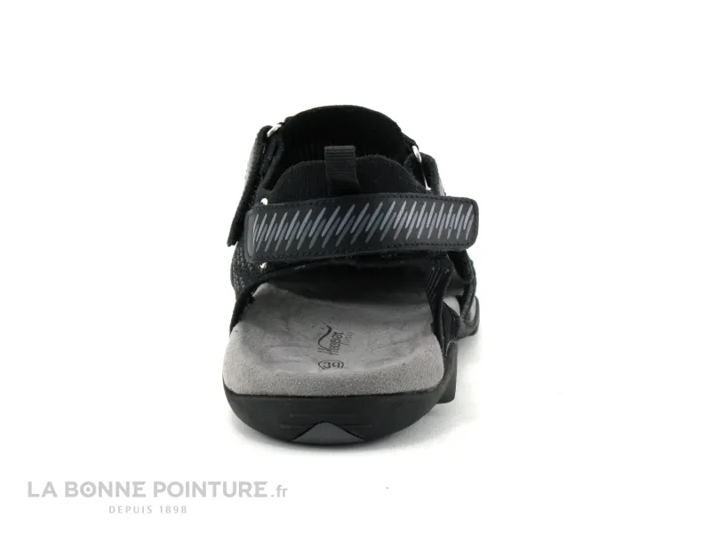 Achat chaussures Hooper Femme Sandale et Nu-pieds, vente Hooper VOLI Black - Sandale sport noire - Femme