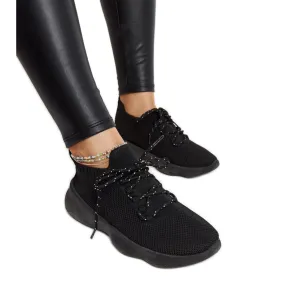 Black Roshni Sports Shoes