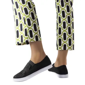 Black Eco-Friendly Suede Jamal Sneakers