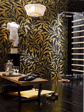 Bisazza Decori 1x1 cm Morris Oro Giallo 