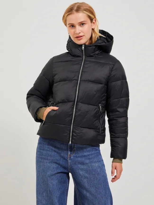 Black women's hooded jacket Billie - JJXX | Wimod