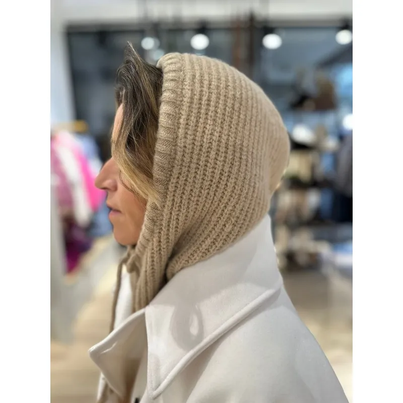 Camel Cagoule Bonnet
