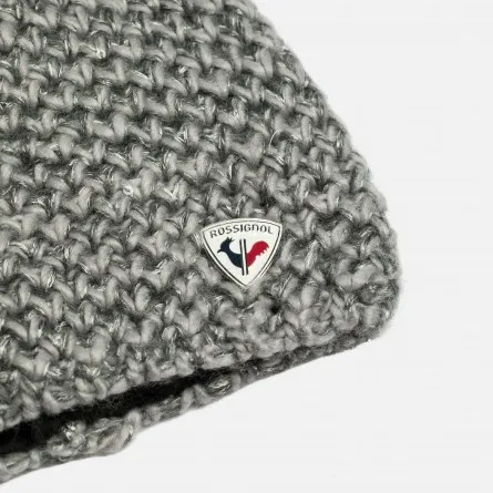 Heather Grey Bonnet Rossignol Idy Bonnet Femme 2023 At SportAixTrem