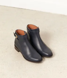 Navy Blue Simone Booties