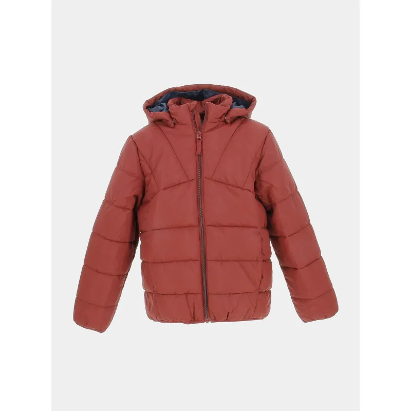 Boys Black Logo Puffer Jacket - Kaporal | wimod
