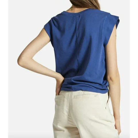 Brixton T-shirt Carefree Boxy - 100% Coton Bio, Décontracté et Unique