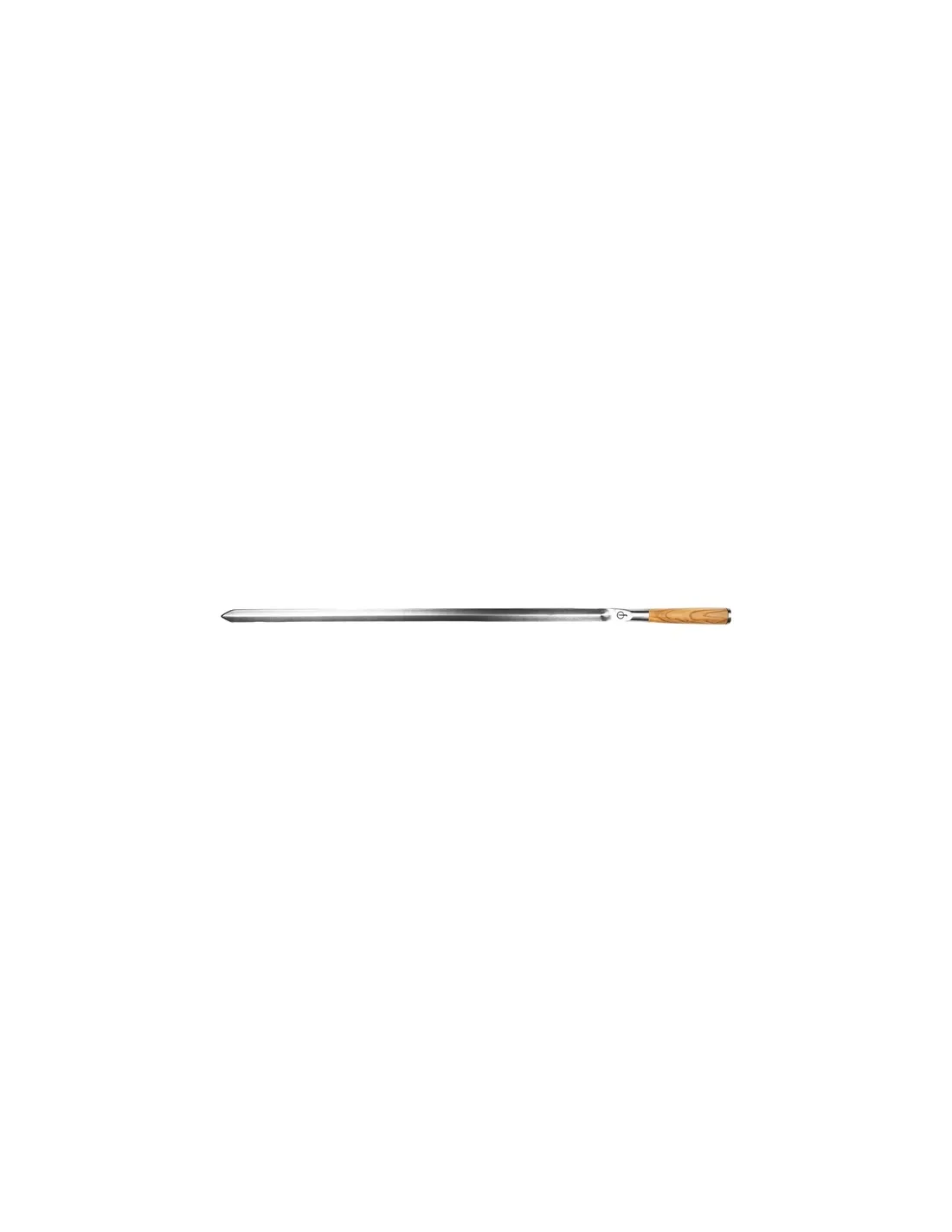 brochette 70 cm - churrasco olive - forged