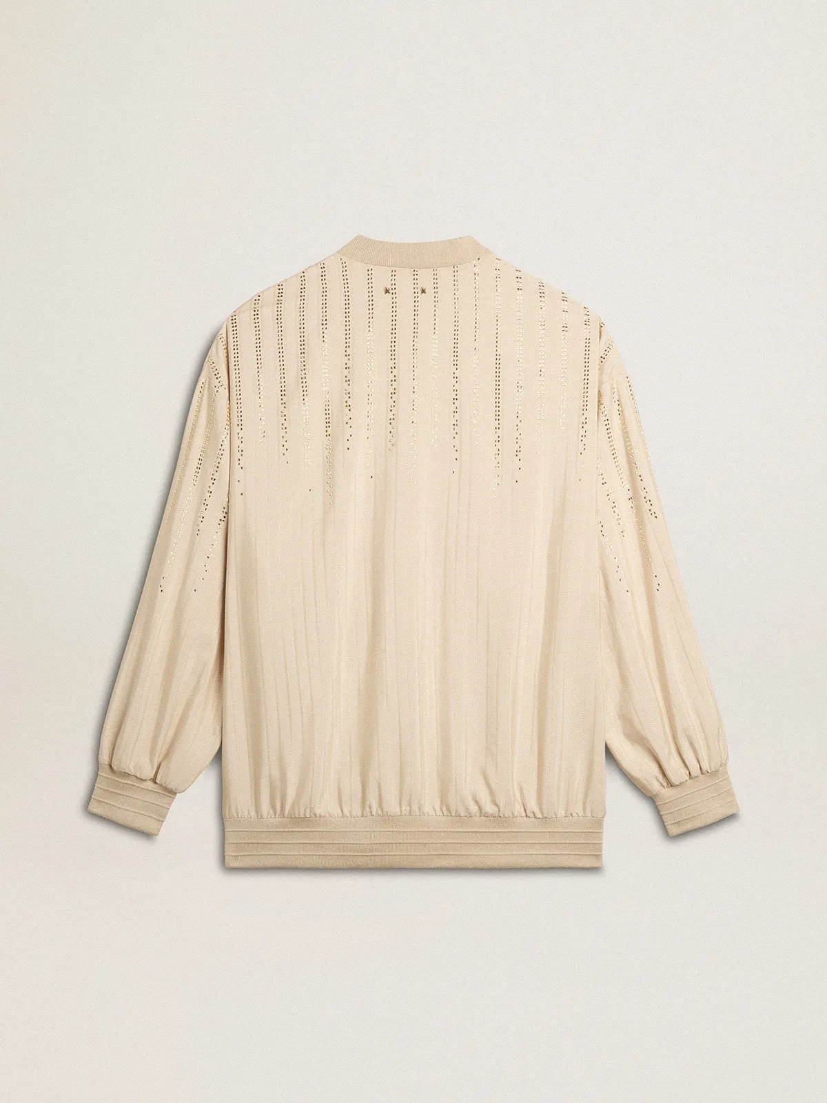 Golden Goose women's silk and viscose striped cardigan