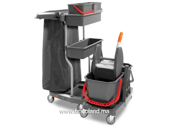 Chariot de ménage en plastique sans sac K-BHM 300 - Comet