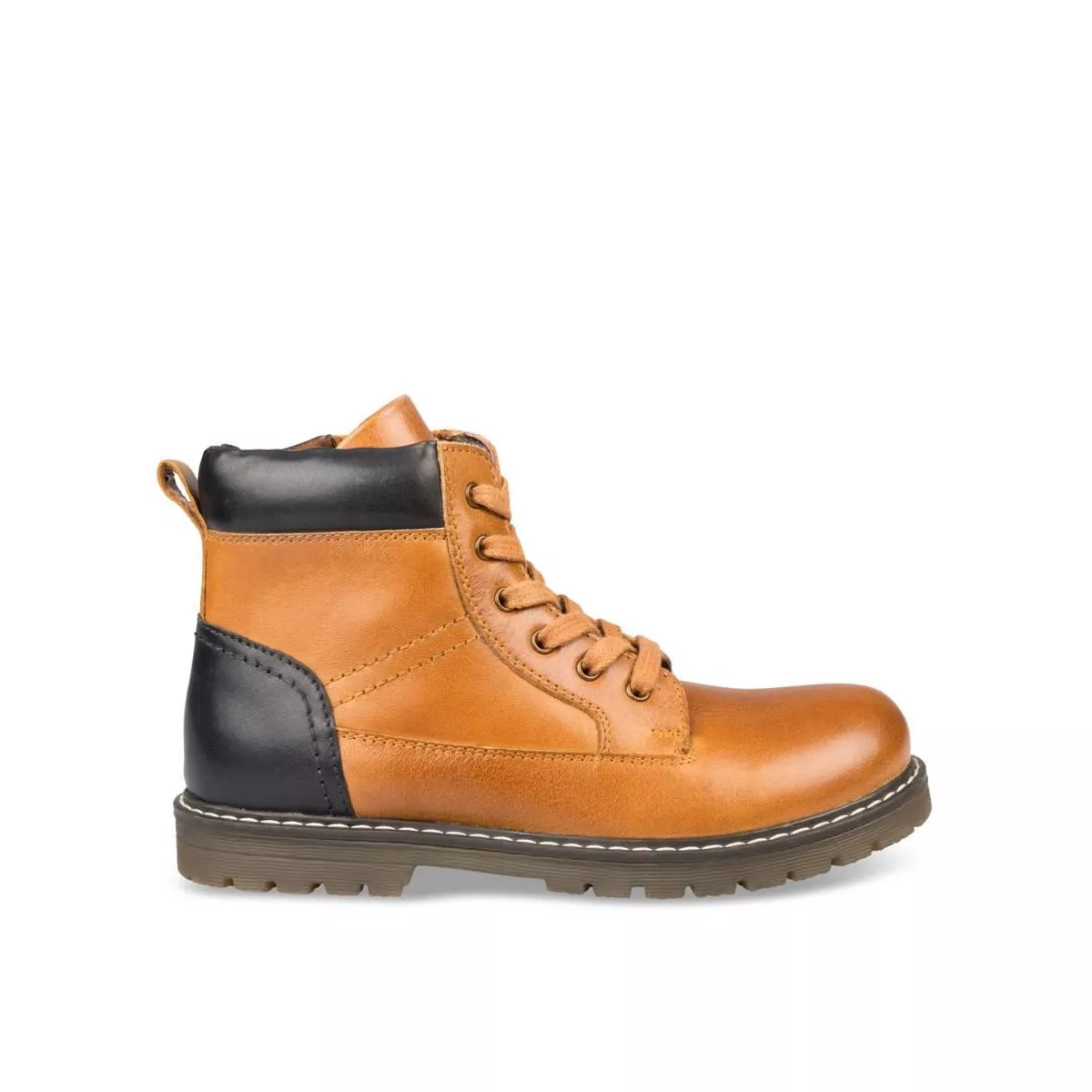 Cognac Leather TAMS Booties