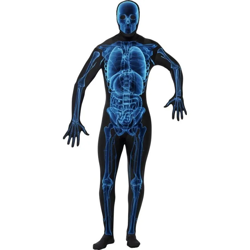 Costume d'Halloween squelette radiographique