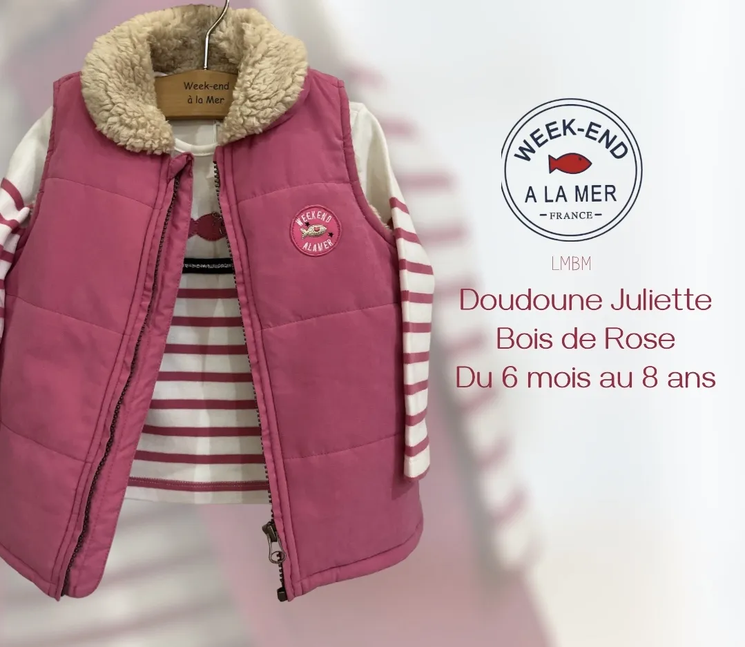 Weekend at the Sea Sleeveless Puffer Jacket for Kids 6 months to 8 years