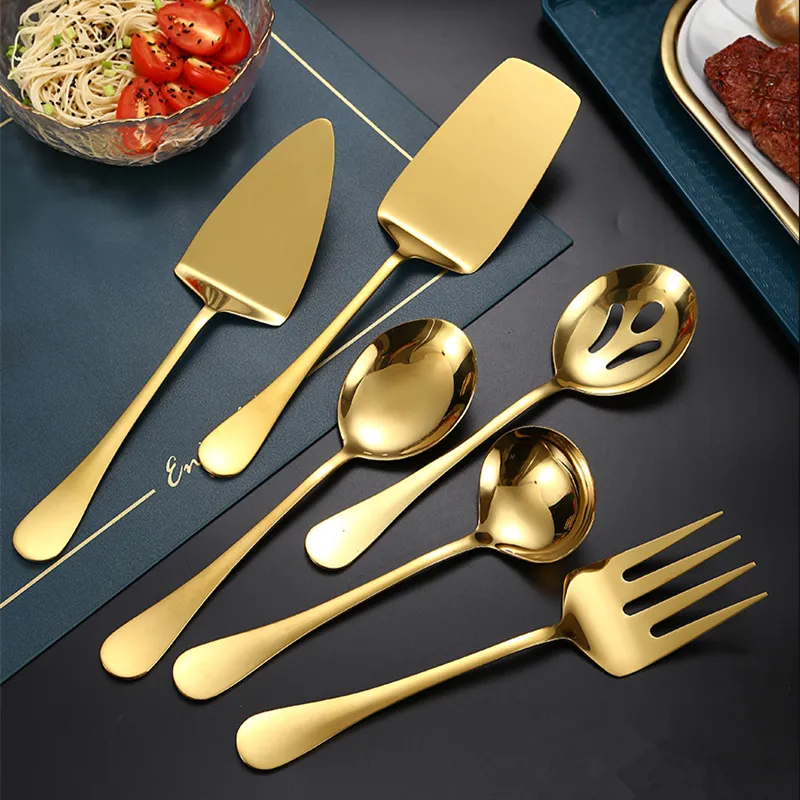 Stainless Steel Western Tableware Set Checkered Dining Senture Pel