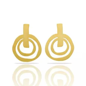Fine Gold Hoop Earrings Ethnic Circles