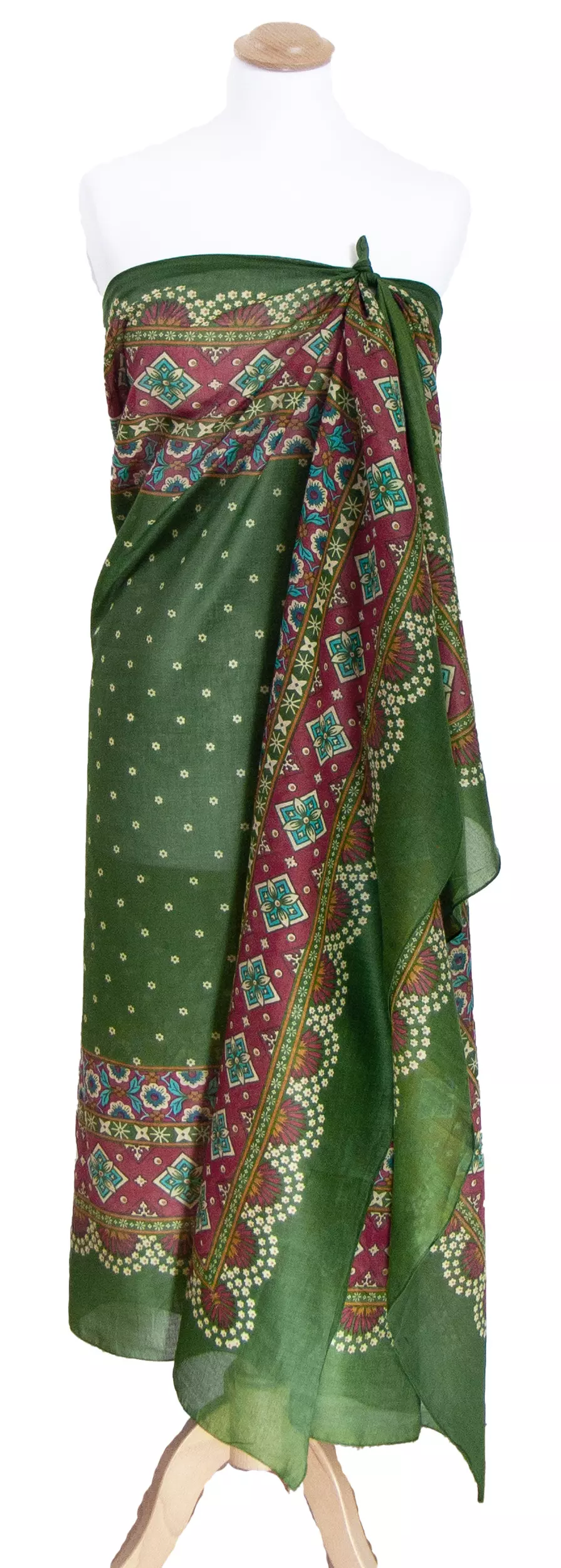 Chana Green Sarong Scarf