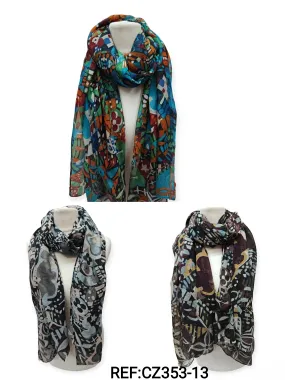Foulard  imprime-épanouissement (-x12)#13