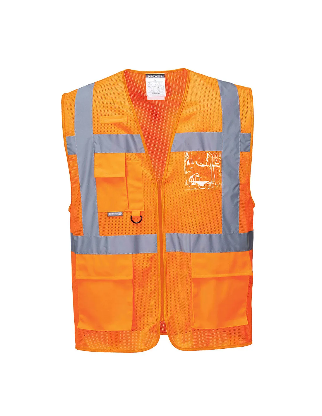 gilet HV Meshair Athène couleur : Orange taille L - PORTWEST - - C376ORRLPORTWEST