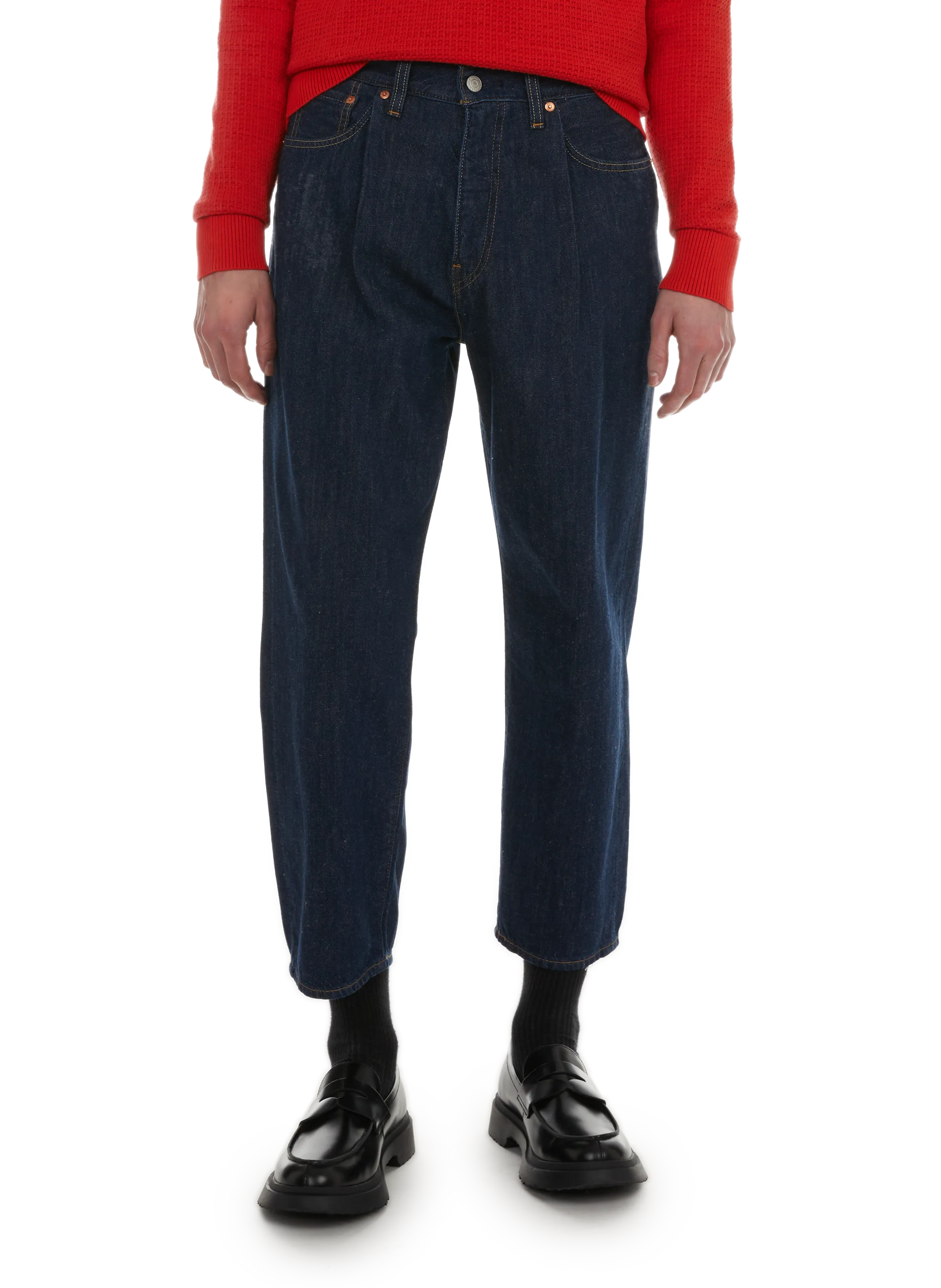 LEVI'S  Jean ample en coton et lin  - Bleu