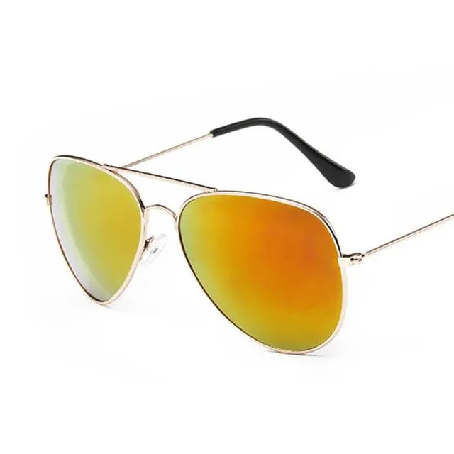 Lunette de Soleil Aviateur Femme Doré - Mon Aviateur
