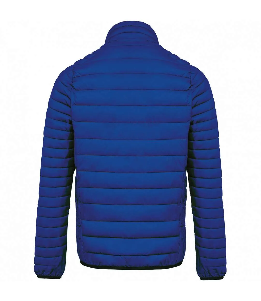 Men's Light Royal Blue Quilted Puffer Jacket by Kariban