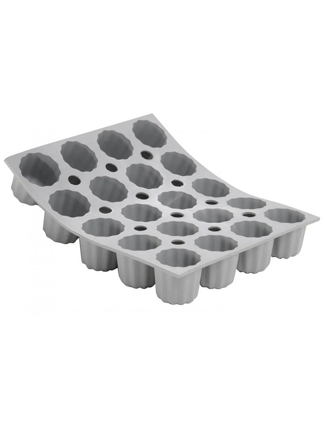Moule en silicone 20/28 cannelés De Buyer Elastomoule