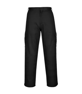 Portwest black men's work pants