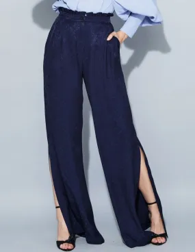 Pantalón & me Herburn Azul Marino Mujer