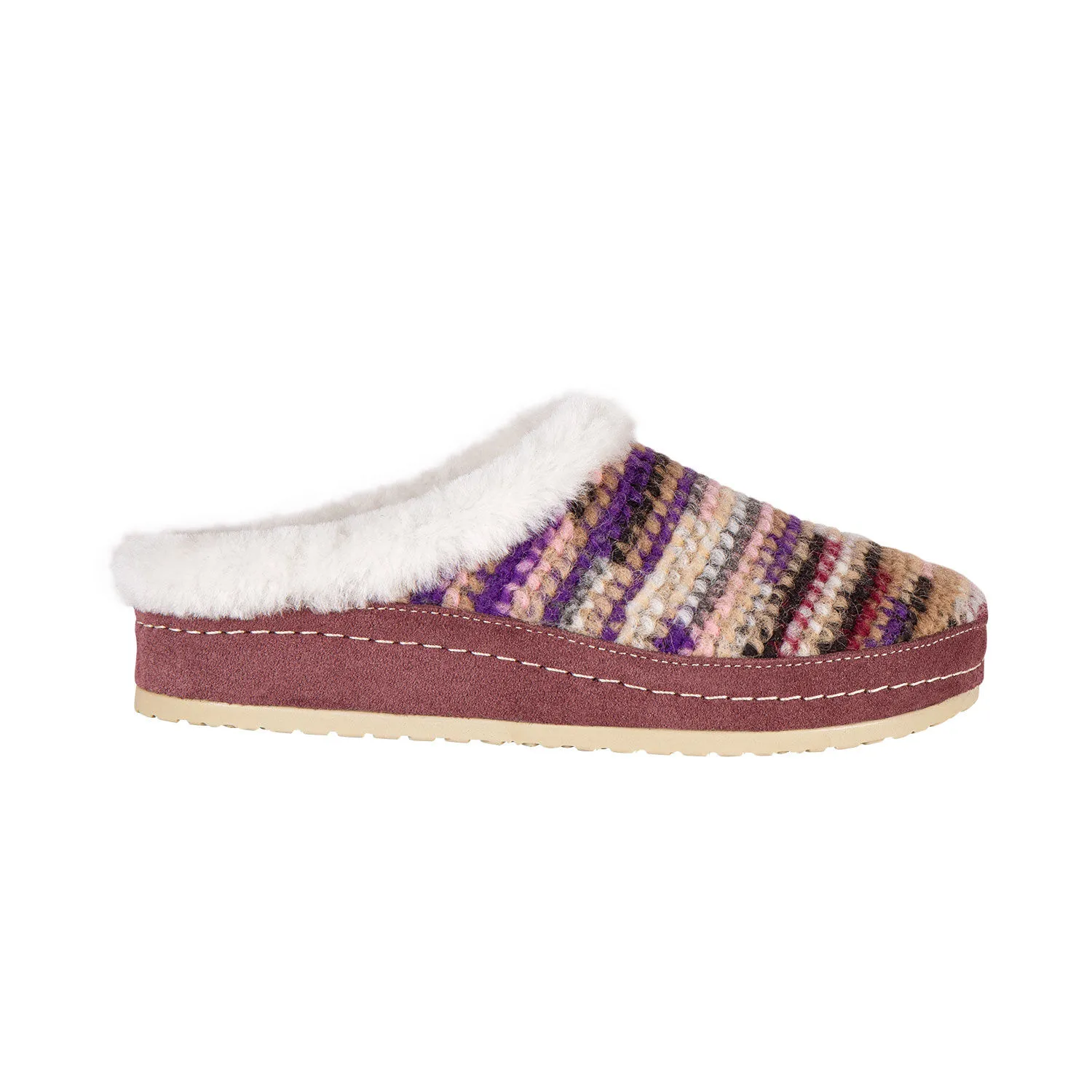 Pantoufle MUBB pour dames en tricot de laine ⋆ Lehner Versand