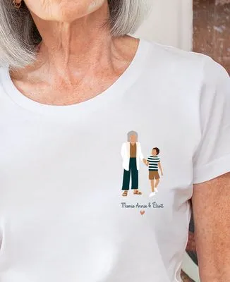 Personalized Grandma and Me Women's Sweatshirt