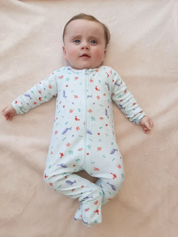 Pyjama unisexe pour bébé Comme un poisson dans l'eau