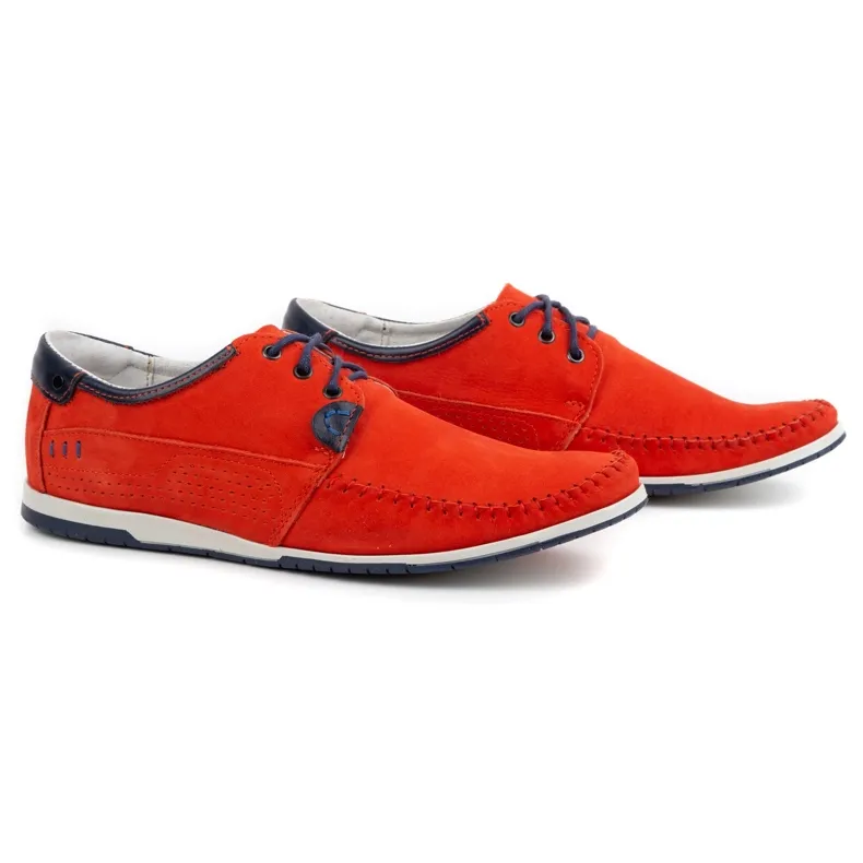Red KOMODO Men's Loafers 875