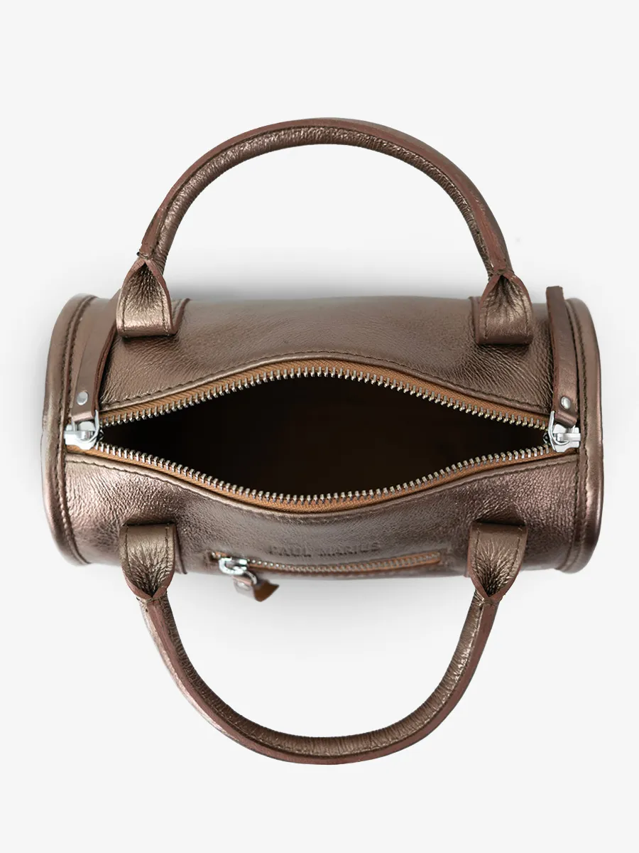 SAC BOWLING CUIR CUIVRÉ FEMME Charlie - Cuivré