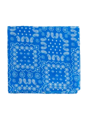 Printed Scarf - Blue from 1865 Season