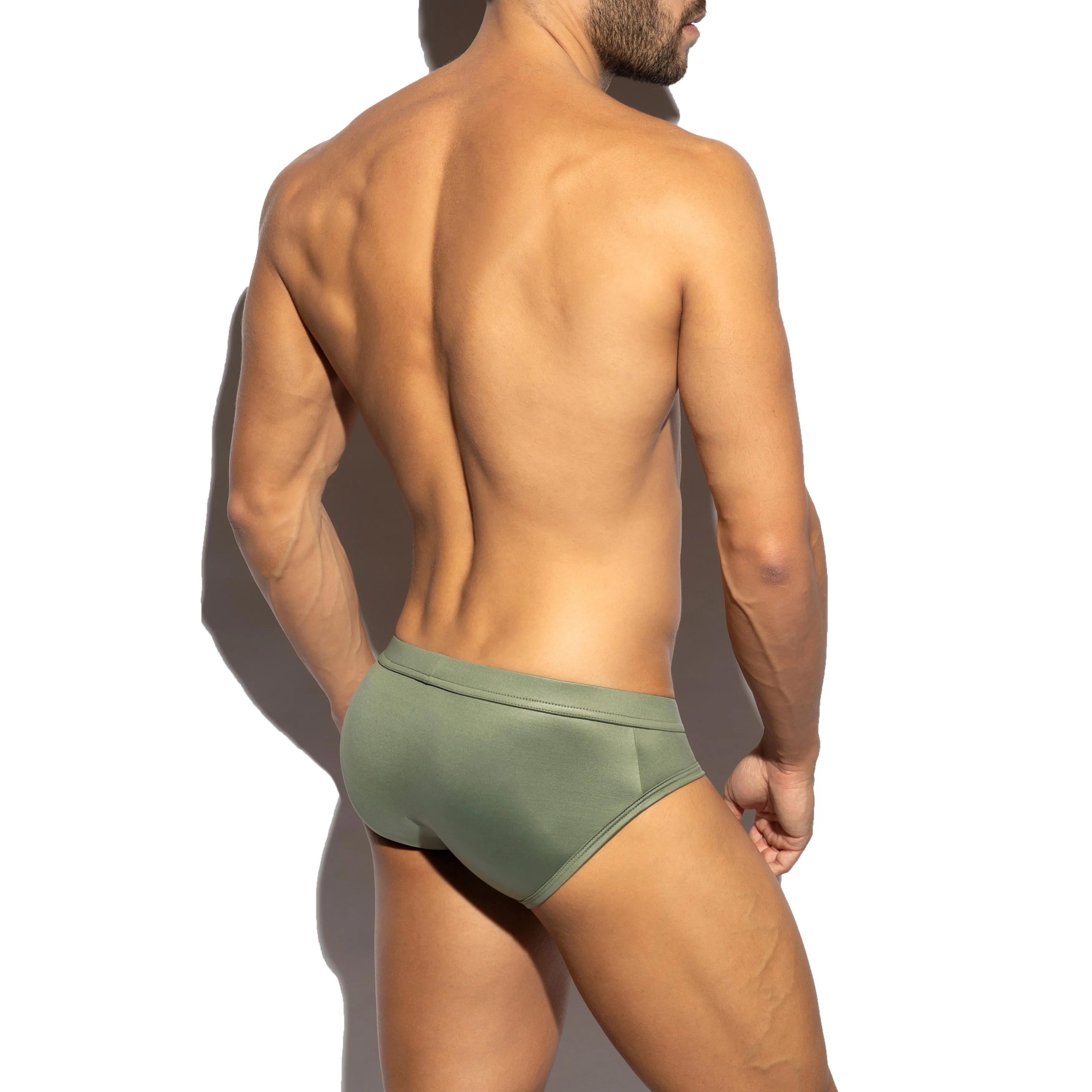 ES Collection Eco Shiny Khaki Briefs and Bandeaus - Buy Now