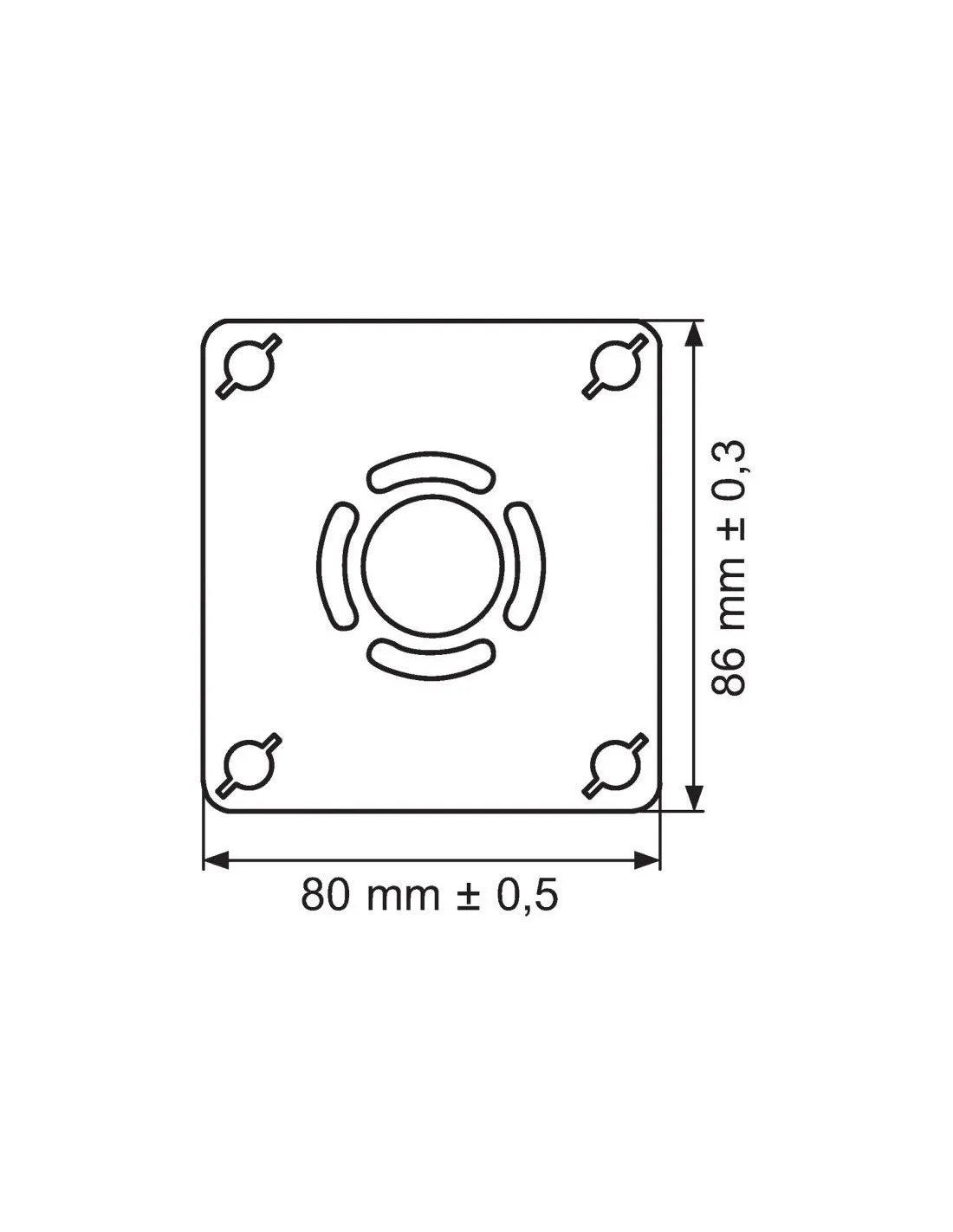 Sortie de cloison simple PER 16 mm - F 1/2" à glissement - ROBIFIX