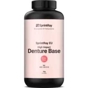 SprintRay EU High Impact Denture Base Resin - Deep pink, 1Kg