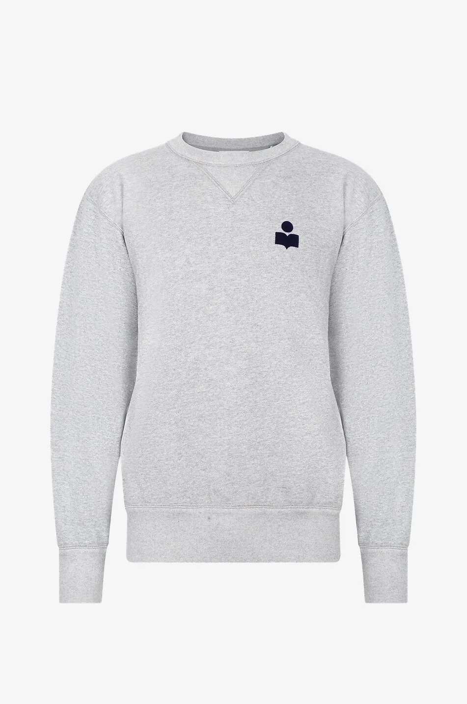 Sweat-shirt à col rond motif logo floqué Mike