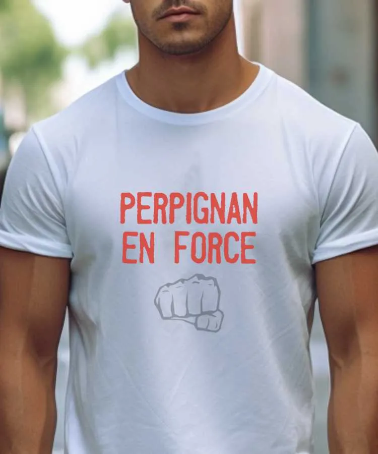 T-Shirt Perpignan strong support