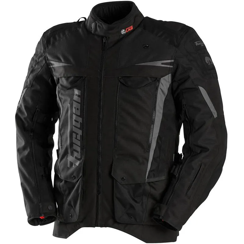 FURYGAN Black MONTROC 3IN1+ X KEVLAR® Jacket - MAXXESS.FR, Motorcycle Jacket